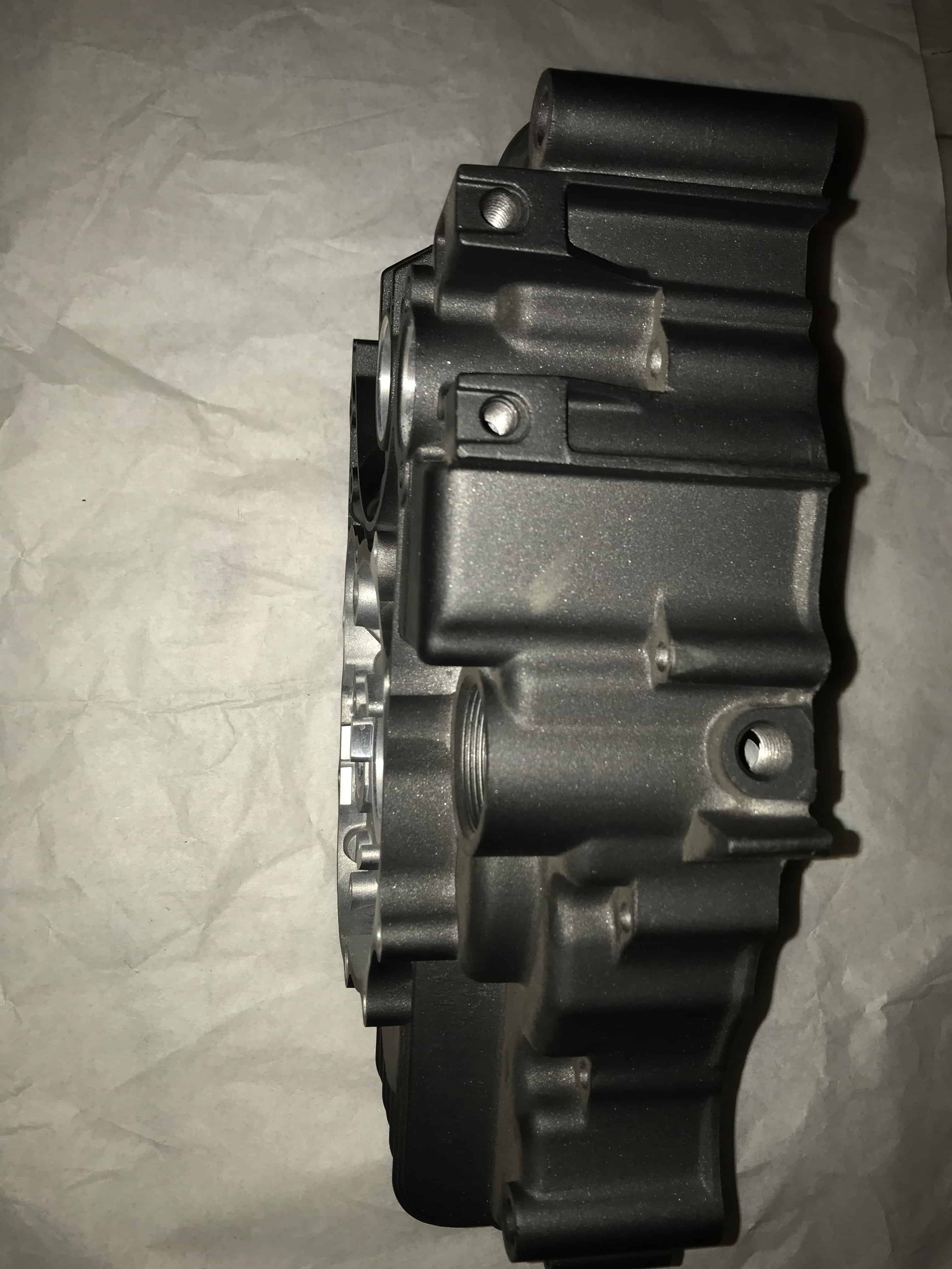 Left Crankcase Assy Black Overdrive